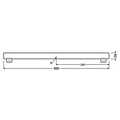 Ledvance Led-buis Ledinestra S14S (Lengte: 50 cm, Warm wit, 4,7 W, 470 lm, S14s) | BAUHAUS