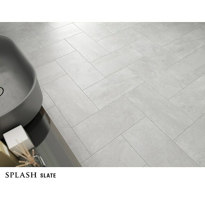 Decocer by Cinca Feinsteinzeugfliese Splash (30 x 60 cm, Weiß, Matt) | BAUHAUS