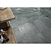 Feinsteinzeugfliese Slate Anthrazit (Inhalt: 1,44 qm², L x B: 60 x 60 cm, Anthrazit, Matt) | BAUHAUS