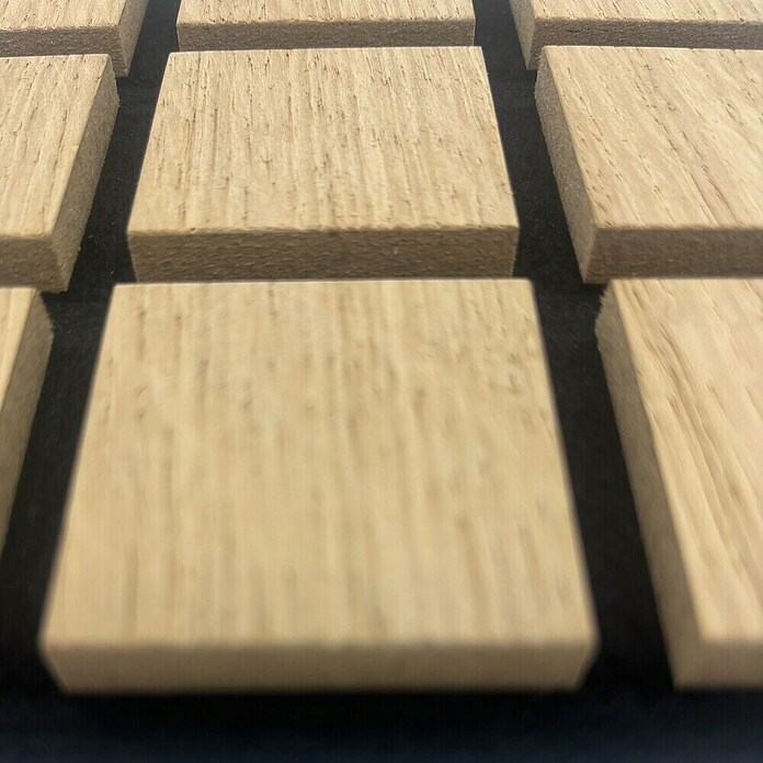 acous Akustikpaneel Blockbuster (Eiche hellbraun, 610 x 610 x 10,3 mm, 4 Stk.) | BAUHAUS