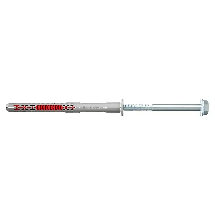 Fischer Taco con tornillo DuoXpand FUS - Diámetro taco: 10 mm, Longitud taco: 100 mm, 50 ud. - Taco Fischer con tornillo, diseñado para una fijación segura en diversos materiales, ideal para aplicaciones de bricolaje y profesionales.