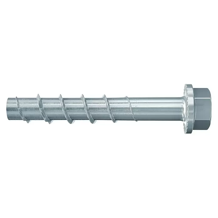 Fischer Tornillo para hormigón UltraCut FBS II US - Ø x L: 10 x 70 mm, 4 ud. - Tornillo hexagonal galvanizado para hormigón con rosca autoperforante.