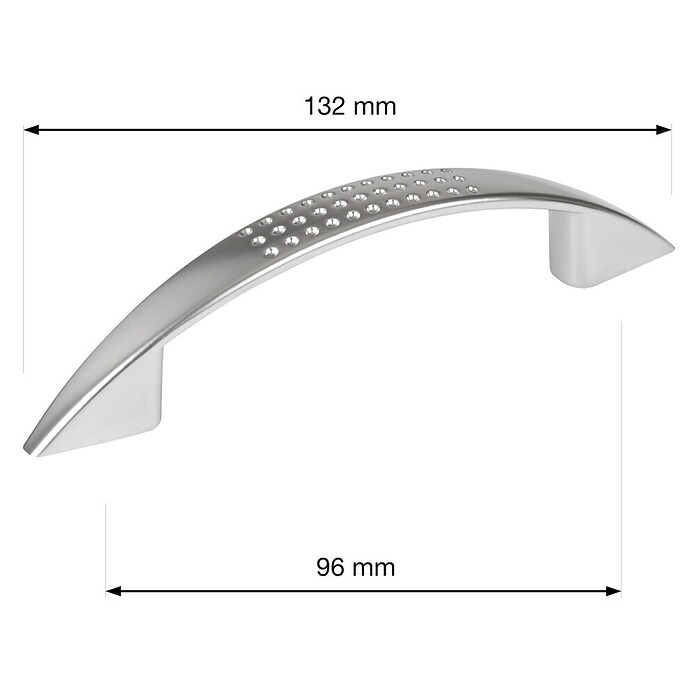 Walteco Meubelgreep Jamo (Gatafstand: 96 mm, Overige) | BAUHAUS