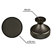 Walteco Meubelknop Dieren (Diameter: 30 mm, Aluminium, Bruin) | BAUHAUS
