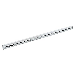 Diaqua Rail voor douchegordijnen (Aluminium, 75 cm - 125 cm, Wit)