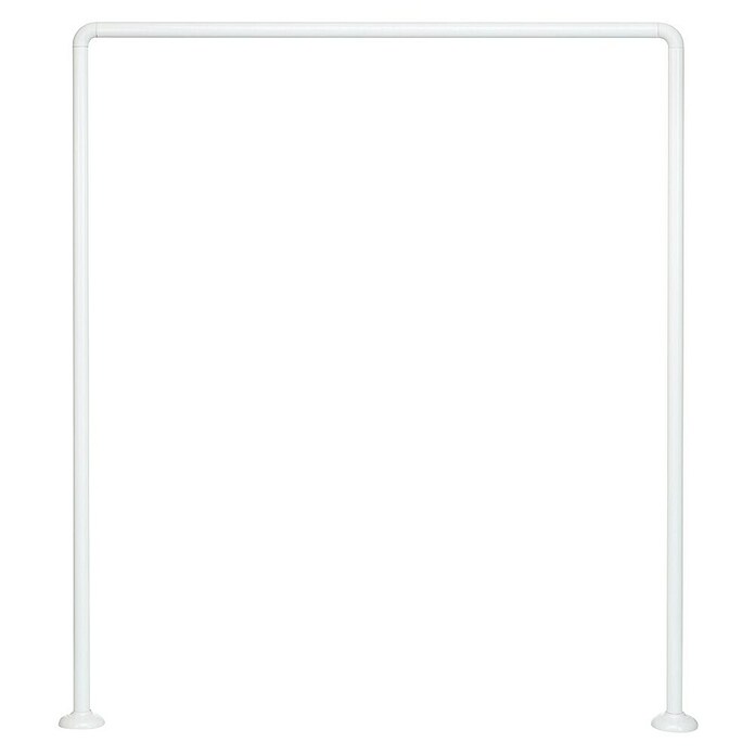 Diaqua Douchegordijnstang Basic (Lengte telescoopstang: 90 cm, Breedte: 80 cm, Diameter: 22 cm, Chroom) | BAUHAUS