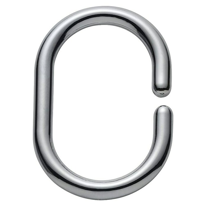 Diaqua Douchegordijnringen Basic (12 st., Chroom) | BAUHAUS