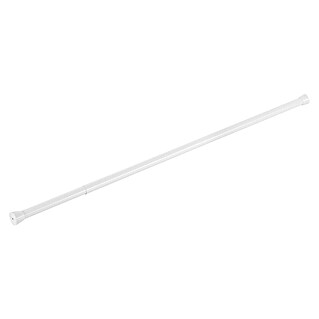 Diaqua Douchegordijnstang Basic (75 cm - 130 cm, Diameter: 21 cm, Wit)