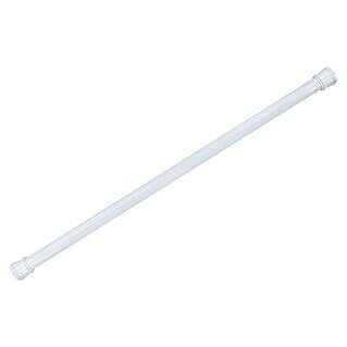 Diaqua Douchegordijnstang (80 cm - 130 cm, Diameter: 22 mm, Wit)