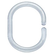 Diaqua Douchegordijnringen Basic (12 st., Transparant, Kunststof) | BAUHAUS