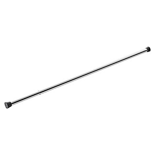 Diaqua Douchegordijnstang Basic (75 cm - 130 cm, Diameter: 21 mm, Chroom)