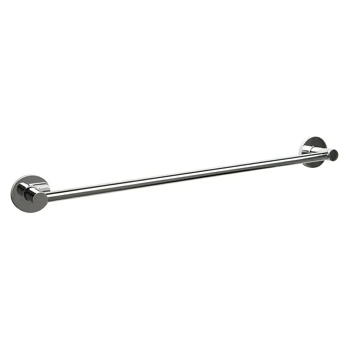 Tatay Martins Toallero de barra - Ancho: 60 cm, Cromo - Imagen de un toallero cromado para montaje en pared. Ideal para baños, robusto y brillante.