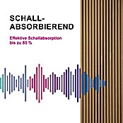 Sonido Akustikpaneel Elements (Oiled Oak, L x B x S: 1 200 x 560 x 18 mm) | BAUHAUS