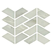 Azteca Mozaik pločica Onyx Lux V Light Green  (28 x 21,6 cm, Zelena, Svilenkasti sjaj) | BAUHAUS
