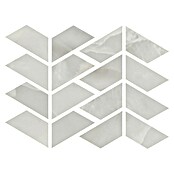 Azteca Mozaik pločica Onyx Lux V Light Grey  (28 x 21,6 cm, Svijetlo siva, Svilenkasti sjaj) | BAUHAUS