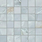 Azteca Mozaična ploščica Onyx Lux Light Blue  (30 x 30 cm, Svilnati sijaj) | Mozaiki iz naravnega kamna | Mozaične ploščice | Ploščice | Izdelki | BAUHAUS