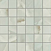 Azteca Mozaik pločica Onyx Lux Light Green  (30 x 30 cm, Svijetlo zelena, Svilenkasti sjaj) | BAUHAUS