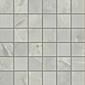 Azteca Mozaik pločica Onyx Lux Dark Grey  (30 x 30 cm, Tamno siva, Svilenkasti sjaj) | BAUHAUS