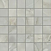 Azteca Mozaik pločica Onyx Lux Dark Grey  (30 x 30 cm, Tamno siva, Svilenkasti sjaj) | BAUHAUS