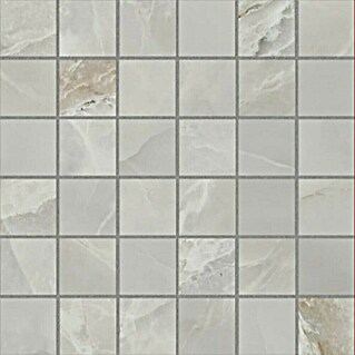 Azteca Mozaična ploščica Onyx Lux Dark Grey (30 x 30 cm, Svilnati sijaj)