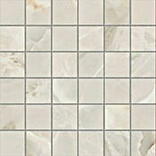 Azteca Mozaična ploščica Onyx Lux Ivory  (30 x 30 cm, Svilnati sijaj) | Mozaiki iz naravnega kamna | Mozaične ploščice | Ploščice | Izdelki | BAUHAUS