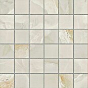 Azteca Mozaična ploščica Onyx Lux Ivory  (30 x 30 cm, Svilnati sijaj) | Mozaiki iz naravnega kamna | Mozaične ploščice | Ploščice | Izdelki | BAUHAUS