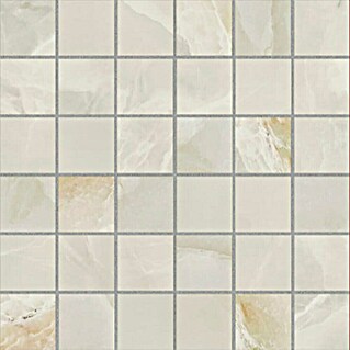 Azteca Mozaična ploščica Onyx Lux Ivory (30 x 30 cm, Svilnati sijaj)