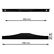 Walteco Ručka za namještaj Todi  (Razmak provrta: 260 mm, Aluminij) | BAUHAUS