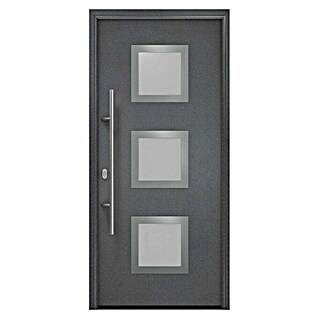 Hörmann EcoStar Haustür ISOPRO IP 810S (110 x 210 cm, DIN Anschlag: Links, CH 703 Anthrazit Metallic)