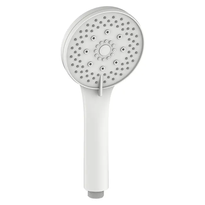 Teleducha Tao - Número de funciones: 5 ud., Blanco - Una ducha de mano blanca con múltiples boquillas para una experiencia de ducha relajante. Su diseño limpio complementa cualquier baño.
