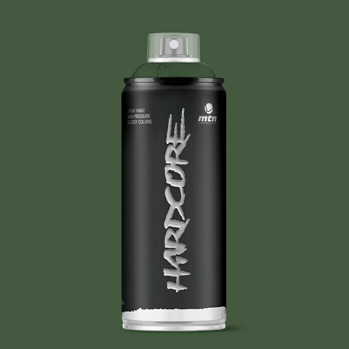 mtn Spray Hardcore verde bosque (400 ml, Brillante)