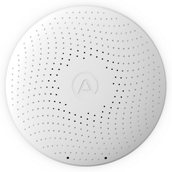 Airthings Luftqualitätsmonitor Wave Plus mit CO2- und RadonmeldungDurchmesser: 119 mm, Batterielaufzeit: Bis zu 1,5 Jahre Front View