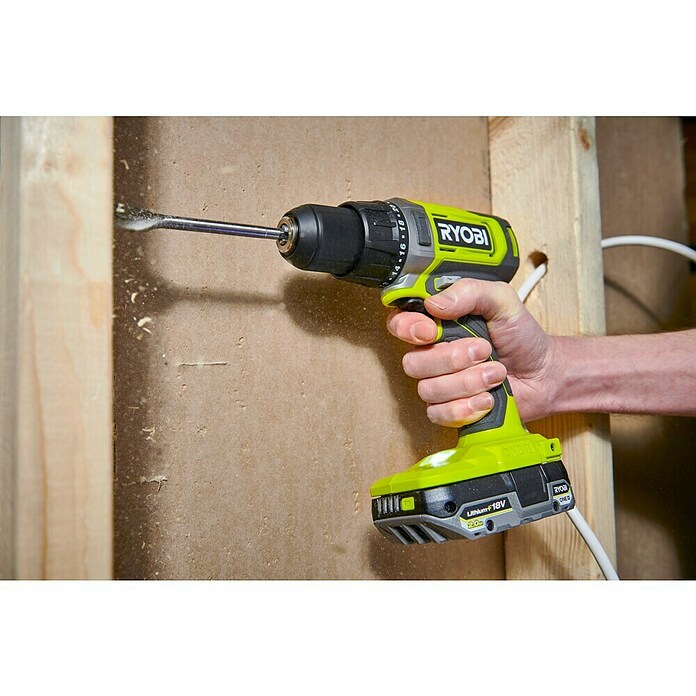 Ryobi Akku-Bohrschrauber-Set RDD18-2C42S 18V One+ (2 Akkus, Max. Drehmoment: 52 Nm, 5 -tlg.) | BAUHAUS