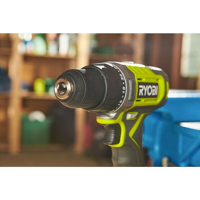 Ryobi Akku-Bohrschrauber-Set RDD18-2C42S 18V One+ (2 Akkus, Max. Drehmoment: 52 Nm, 5 -tlg.) | BAUHAUS