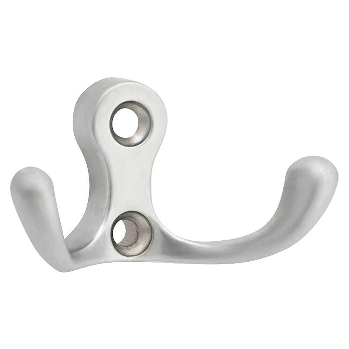Walteco Jashaak Romero II (l x b x h: 30 x 57 x 28 mm, Aantal haken: 2 st., Verchroomd mat) | BAUHAUS