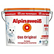 Alpina Alpinaweiß Wandfarbe Das Original (Weiß, Matt, 15 l, Konservierungsmittelfrei) | BAUHAUS