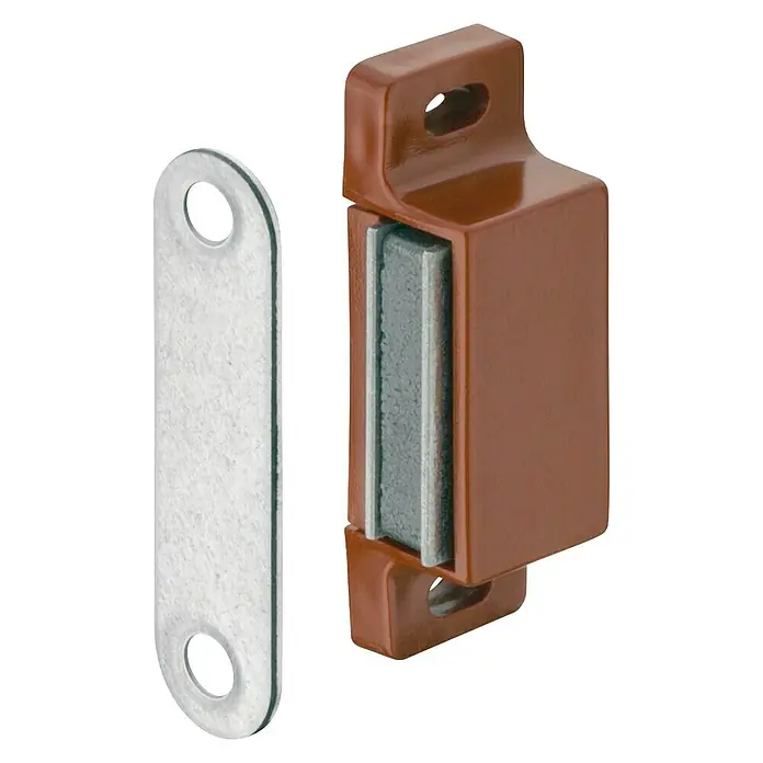 Cierres Magnéticos Para Muebles Y Puertas - Juego De 4 Unidades Plateadas, Fáciles De Instalar Y Con Gran Fuerza De Sujeción