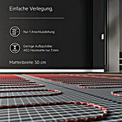 AEG Fußbodenheizung TBS TB 160/7 SET PLUS (1 400 x 50 cm, Beheizbare Fläche: 7 m², 1 120 W) | BAUHAUS