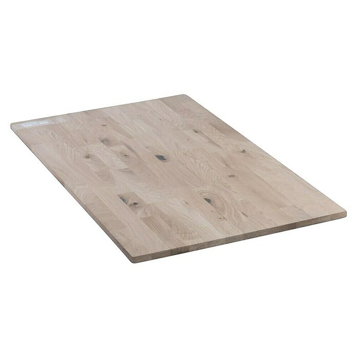 Exclusivholz Leimholzplatte Eiche slim (Eiche, Qualitätsstufe Leimholzplatte: B/C, 1 200 x 600 x 12,5 mm) | BAUHAUS