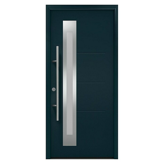 Hörmann EcoStar Haustür ISOPRO Secur IPS 780S (110 x 210 cm, DIN Anschlag: Links, Anthrazitgrau) | BAUHAUS