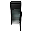 Camargue Curve Midischrank (B x T x H: 40,2 x 32,7 x 98,4 cm, Schwarz, DIN Anschlag: Rechts) | BAUHAUS