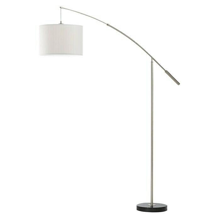 Eglo Lámpara de pie Nadina (60 W, Níquel mate, Altura: 195 cm)