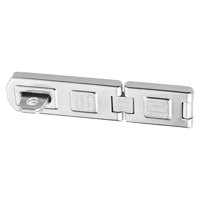 Abus Portacandados 100 - L x An: 100 x 35 mm - Abus 100/100 cerrojo de acero, ideal para asegurar puertas, portones y ventanas. Protección robusta contra acceso.