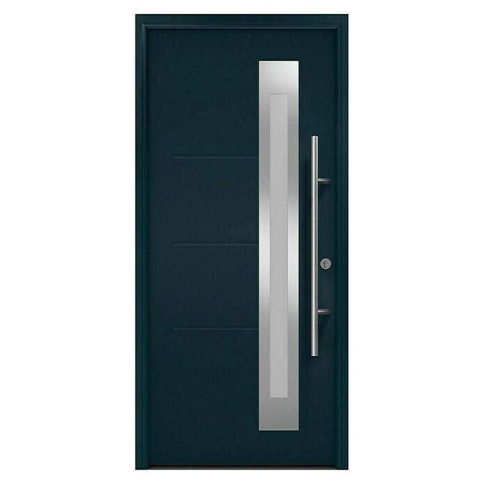 Hörmann EcoStar Haustür ISOPRO Secur IPS 780S (110 x 210 cm, DIN Anschlag: Rechts, Anthrazitgrau) | BAUHAUS