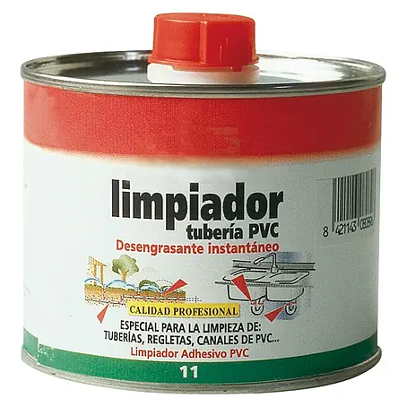 Limpiador desengrasante tuberías PVC