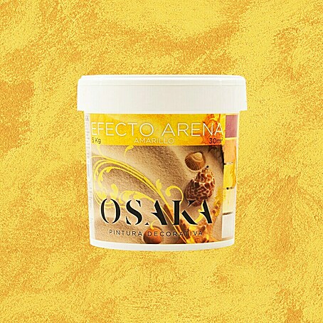 Osaka Pintura para efectos decorativos Arena (5 l, Amarillo, Mate)