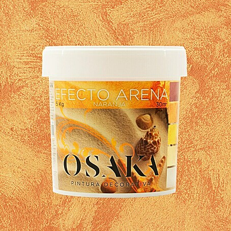 Osaka Pintura para efectos decorativos Arena (5 l, Naranja, Mate)