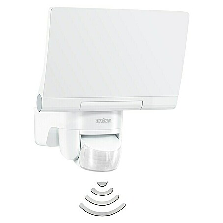 Steinel LED-Sensor-Strahler XLED home 2 S weiß (13,7 W, L x B x H: 161 x 180 x 218 mm, Weiß, IP44)