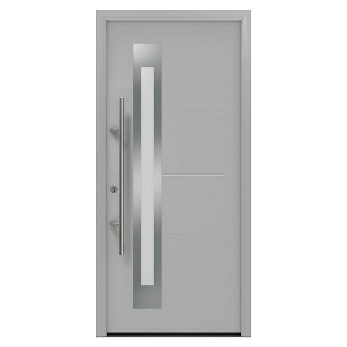 Hörmann EcoStar Haustür ISOPRO Secur IPS 780S (110 x 210 cm, DIN Anschlag: Links, Weißaluminium) | BAUHAUS