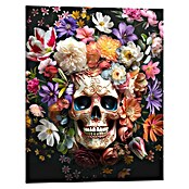 Reinders Decopanel (Floral Skull, B x H: 40 x 50 cm) | BAUHAUS